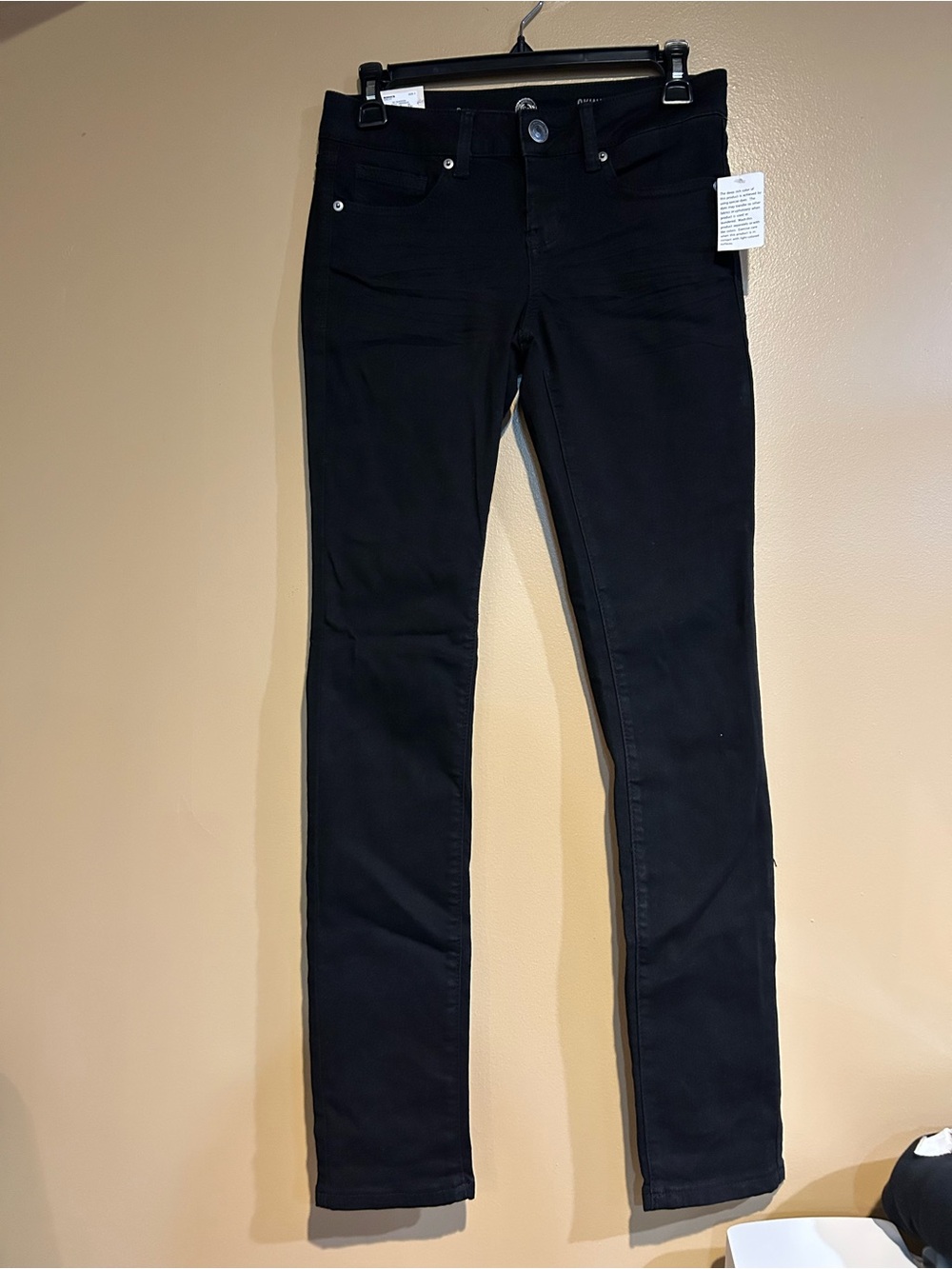 Kohl's Black Rayon Skinny Jeans NEW with tags